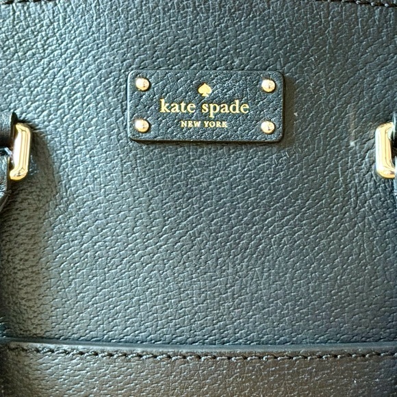 ✨ Kate Spade Grove Street Carli Black Leather Satchel ✨ - Picture 5 of 6